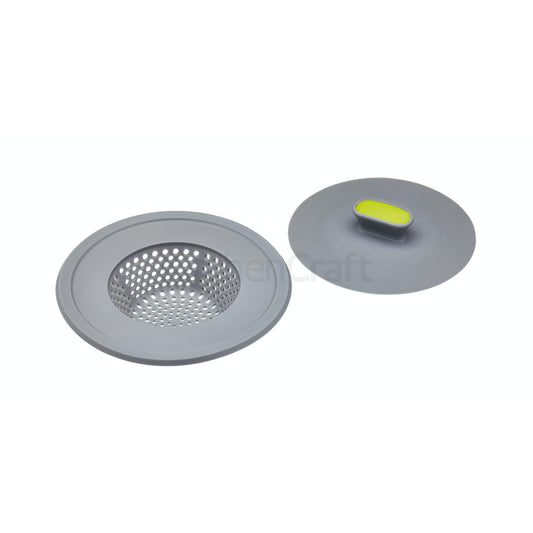 KitchenCraft 2-in-1 Plug & Sink Strainer