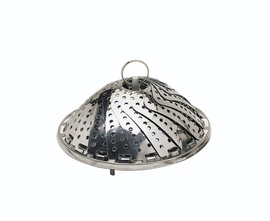 KitchenCraft Stainless Steel 23cm Collapsible Steaming Basket