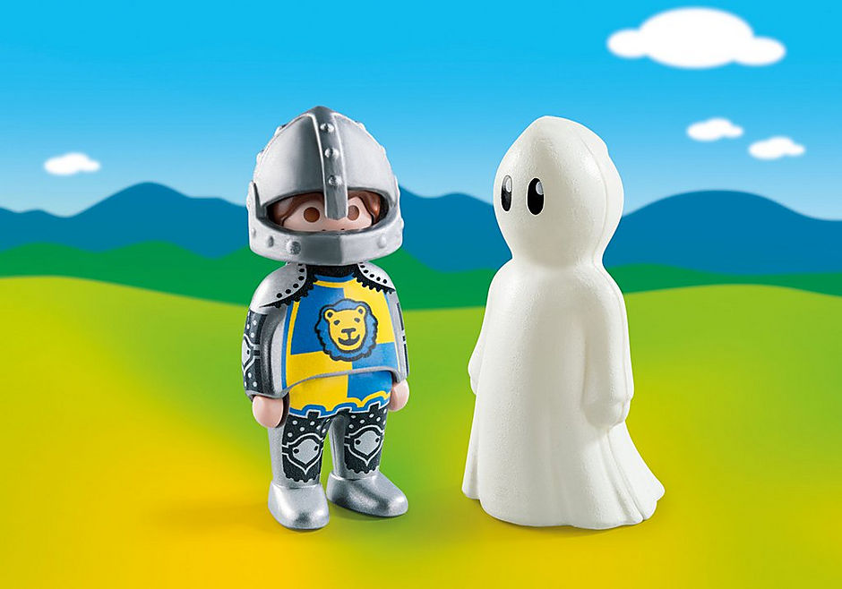 Playmobil 1.2.3 Knight with Ghost