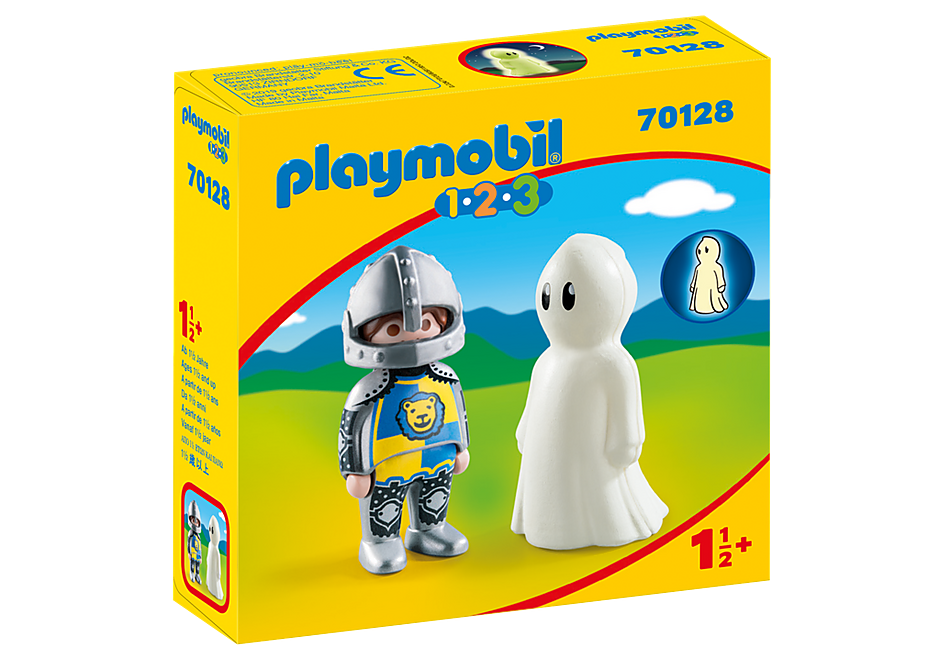 Playmobil 1.2.3 Knight with Ghost