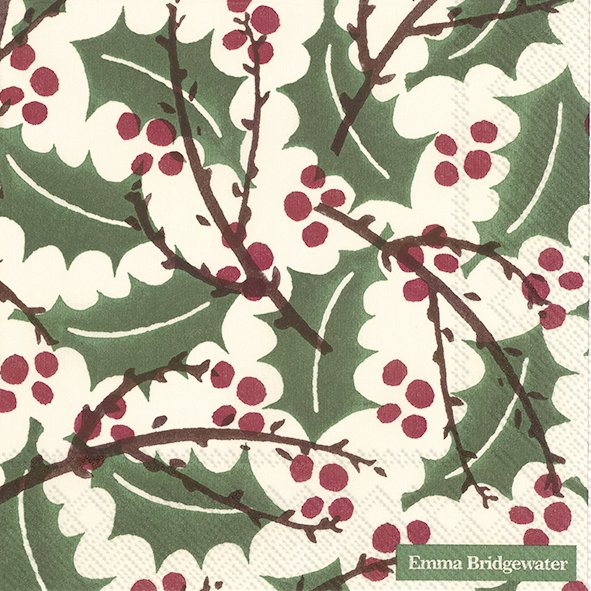 Emma Bridgewater Holly & Berry Lunch Napkins