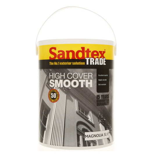 Sandtex Trade High Cover Smooth Magnolia 5L