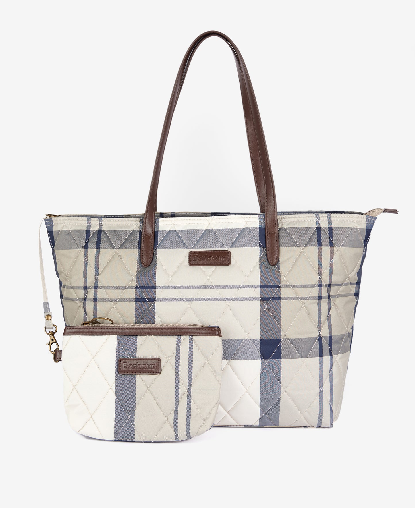Barbour Wetherham Quilted Tartan Tote