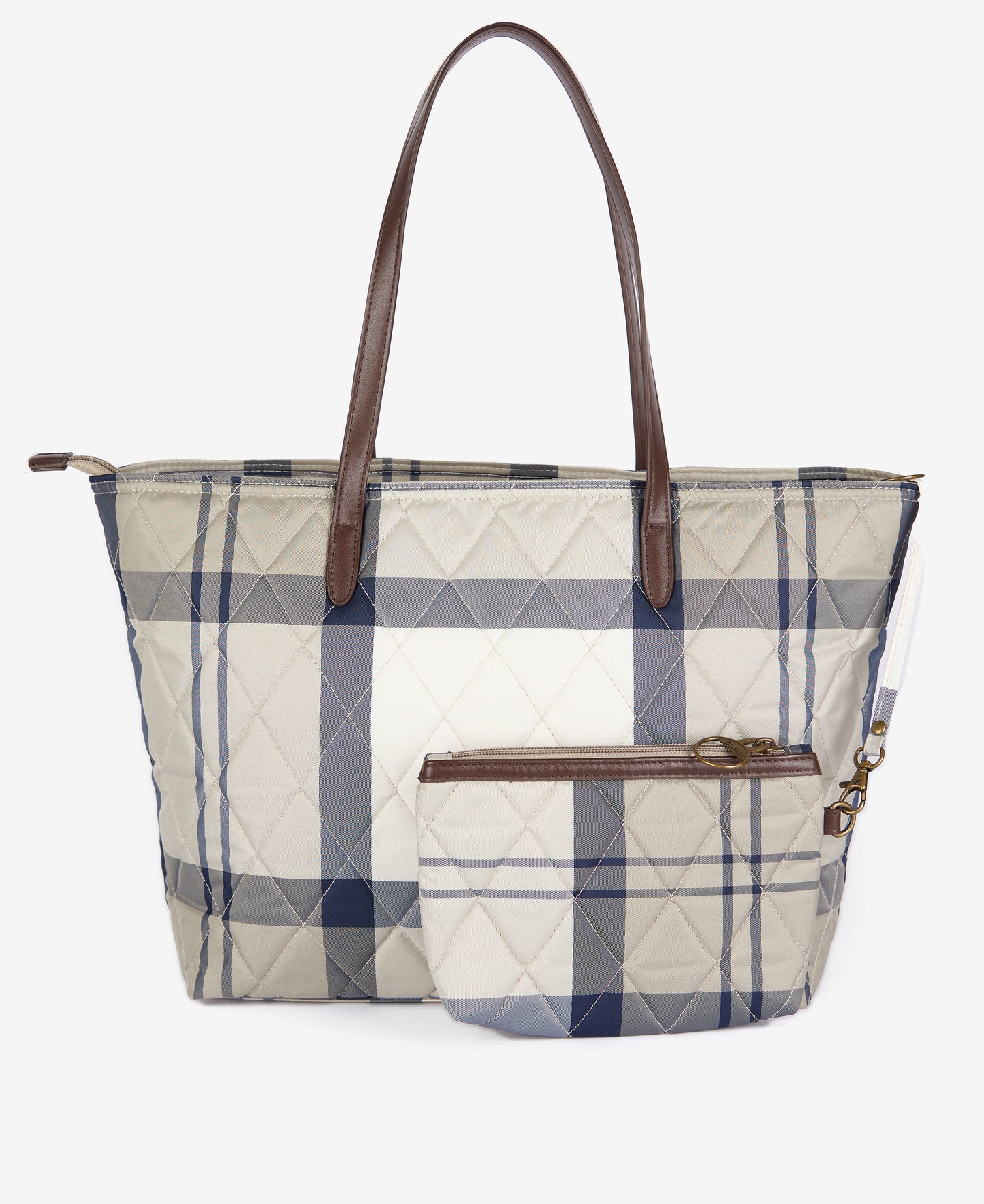 Barbour Wetherham Quilted Tartan Tote