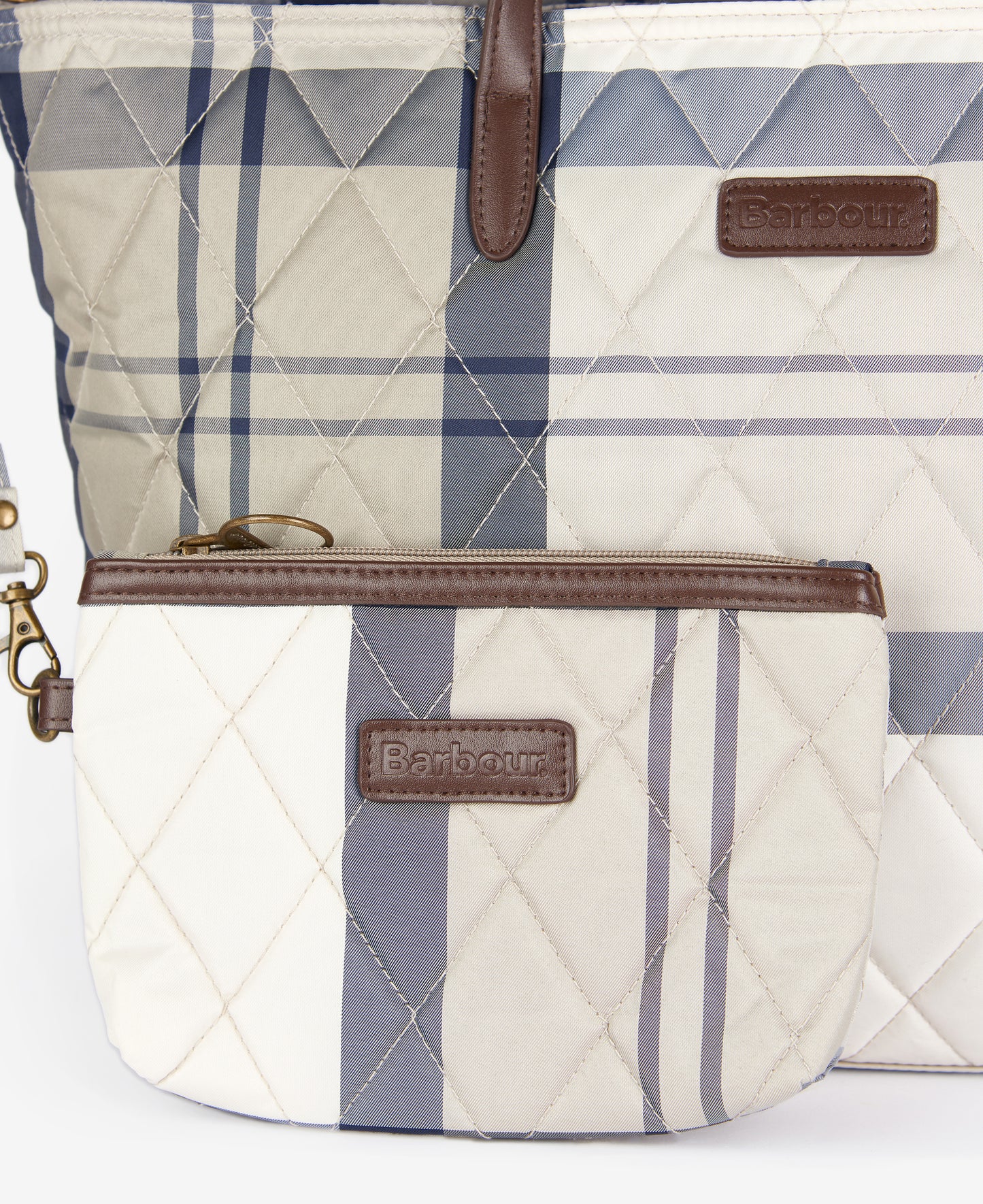 Barbour Wetherham Quilted Tartan Tote