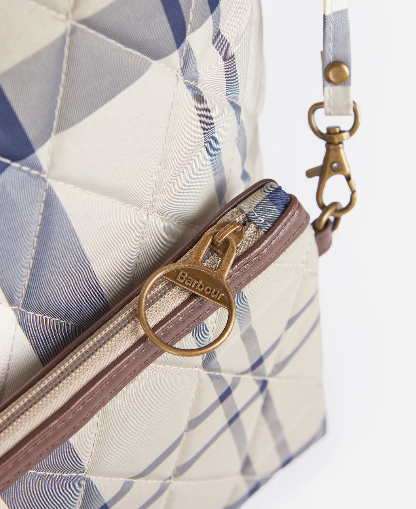 Barbour Wetherham Quilted Tartan Tote