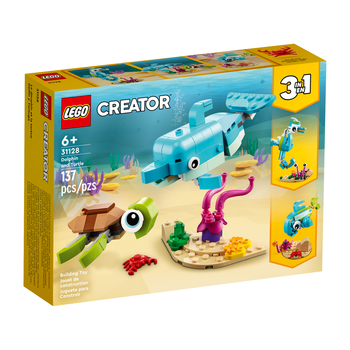 LEGO Creator Dolphin and Turtle 31128