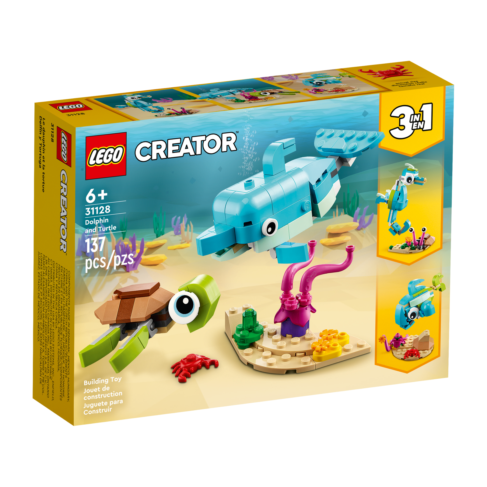 LEGO Creator Dolphin and Turtle 31128