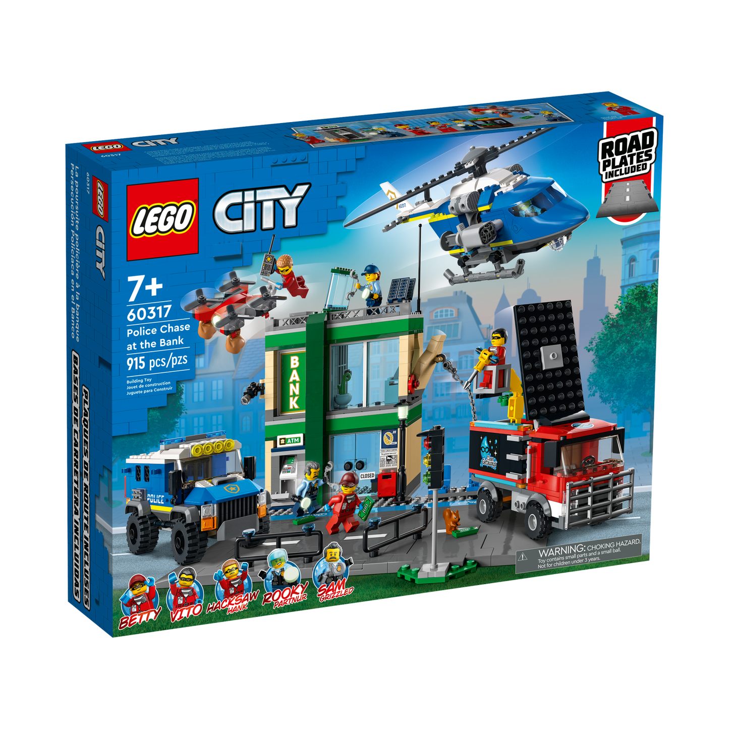LEGO City Police Chase at the Bank 60317