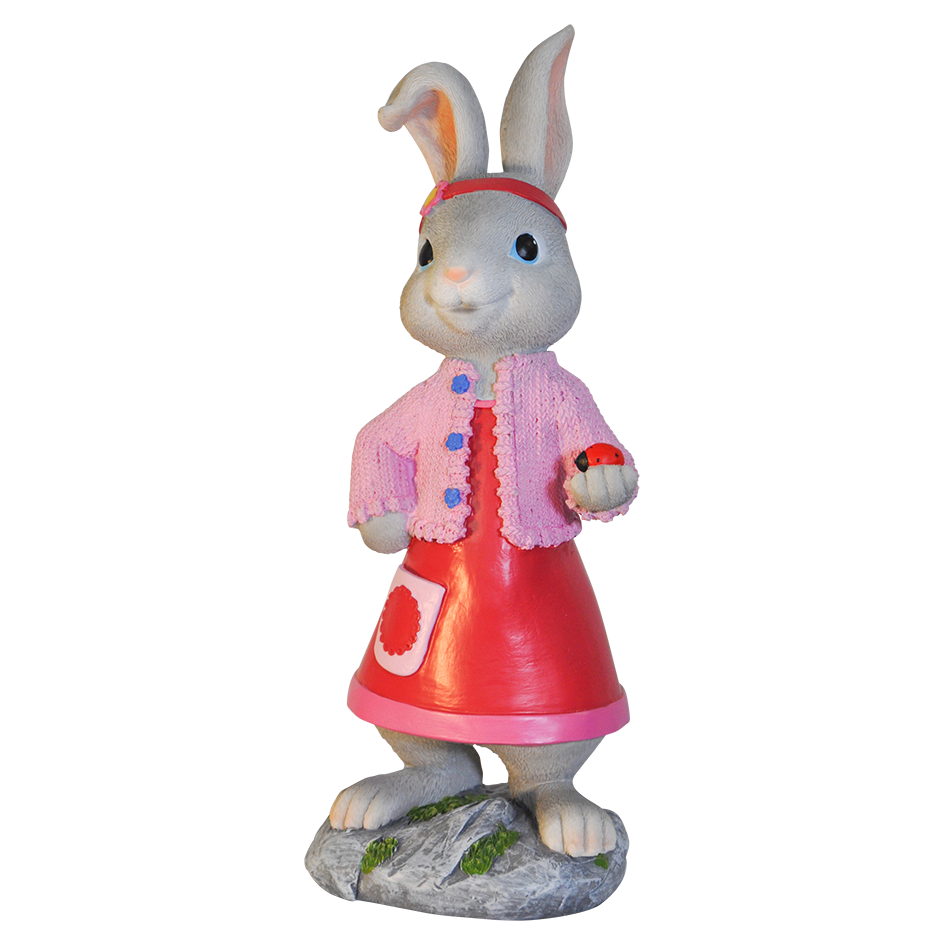 Peter Rabbit Lily Bobtail Garden Ornament