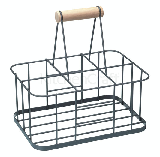 Living Nostalgia by KitchenCraft Wire Six Bottle Carrier