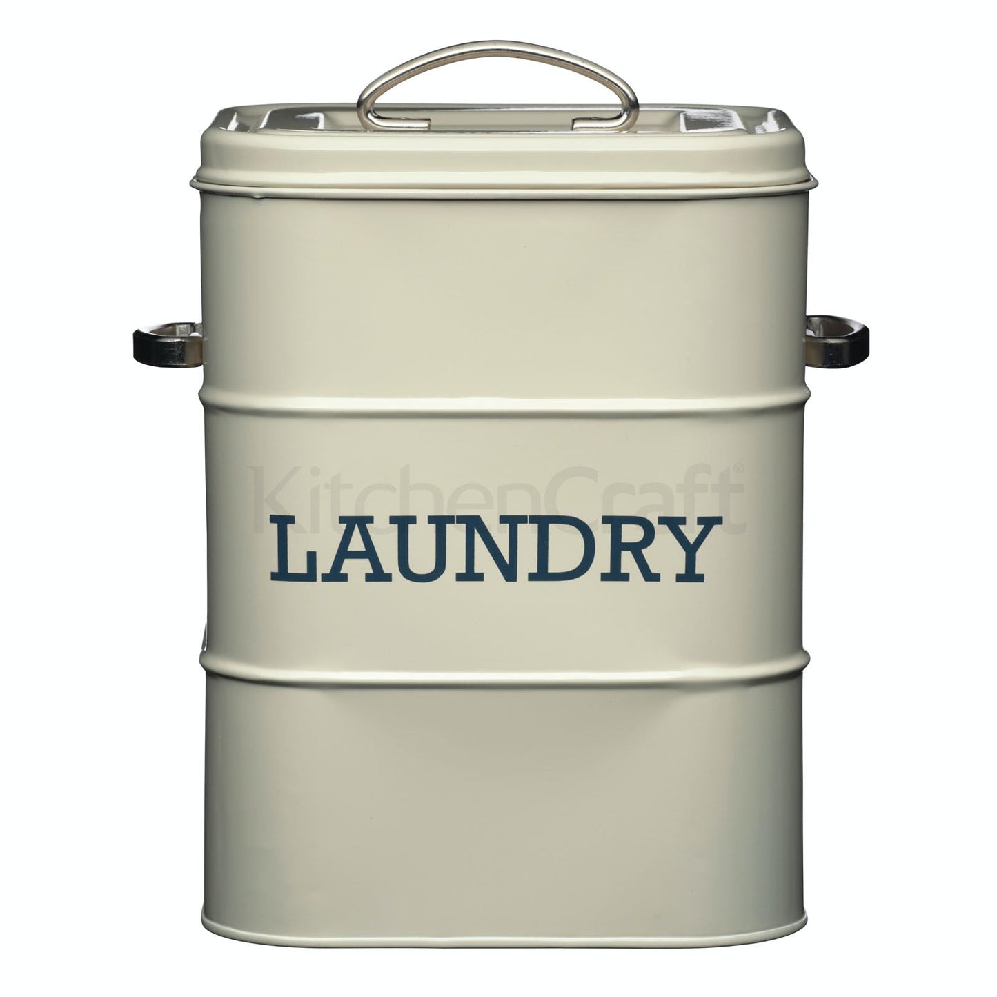 Living Nostalgia Antique Cream Laundry Tin