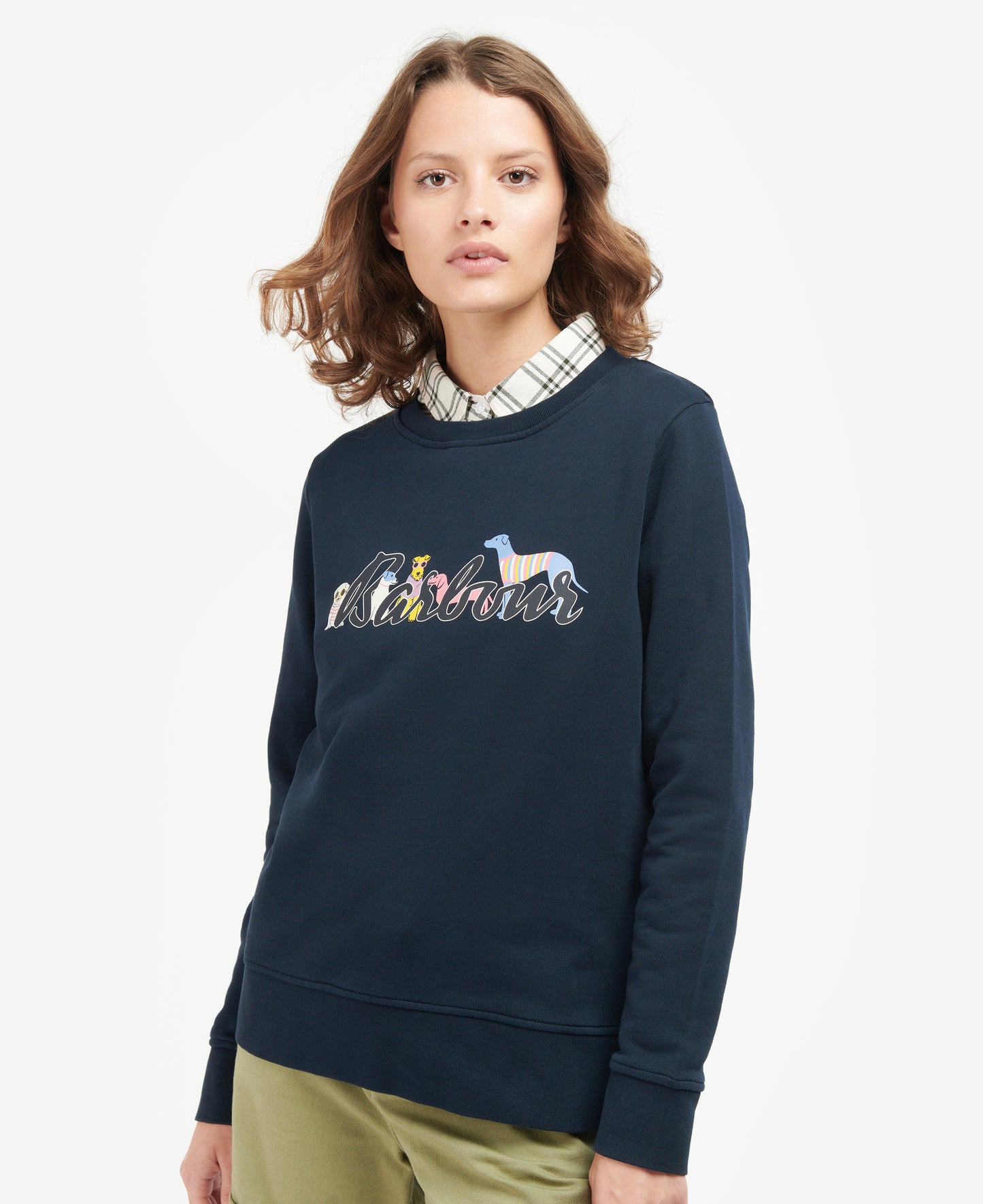 Barbour Southport Overlayer Sweatshirt - Navy