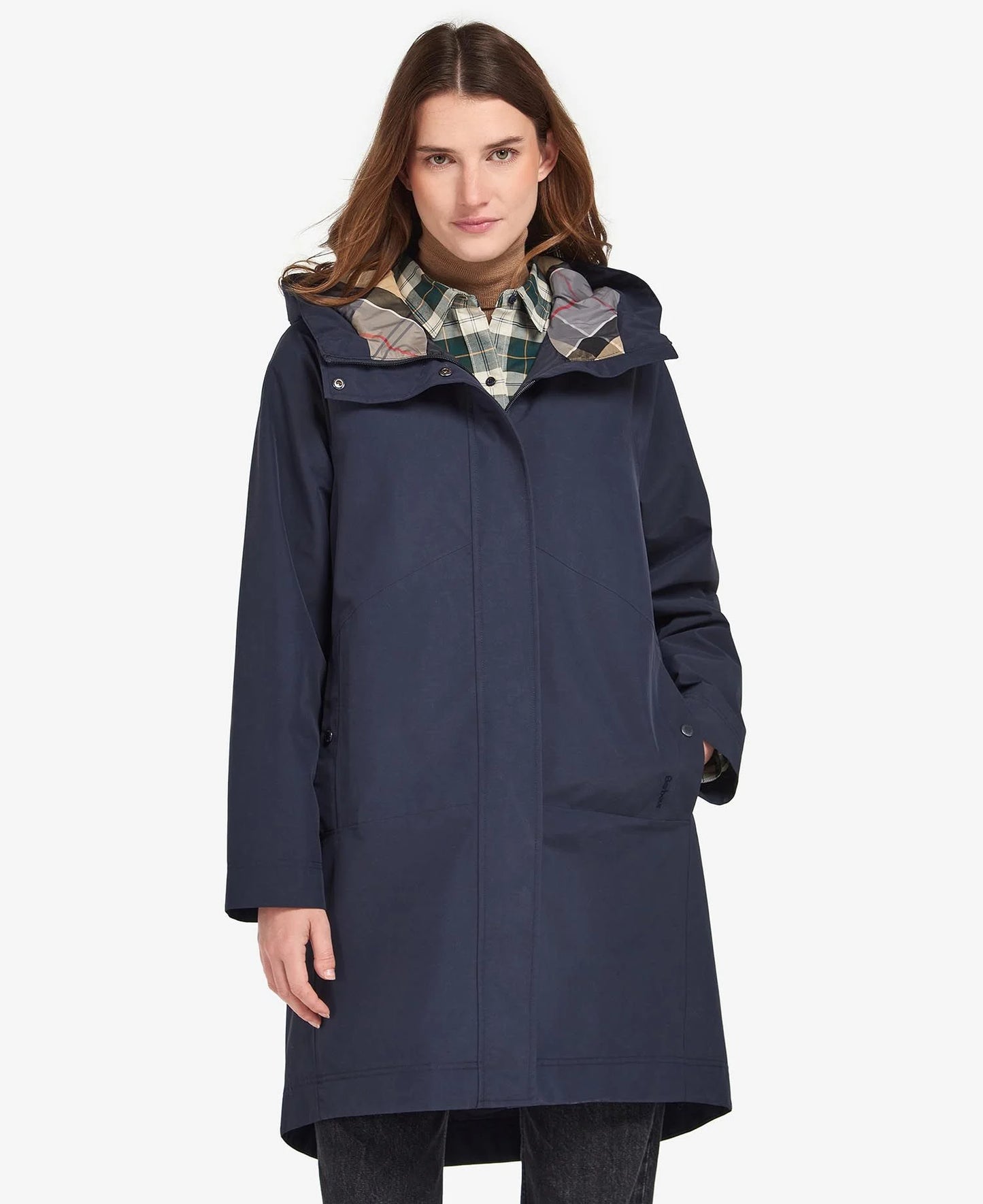 Barbour Barras Waterproof Jacket - Dark Navy/Dress