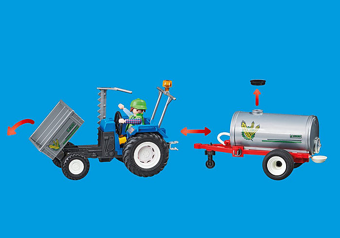 Playmobil Country Loading Tractor with Water Tank