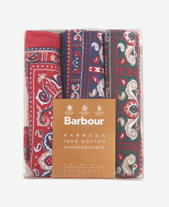 Barbour Mens Handkerchief Set - Paisley