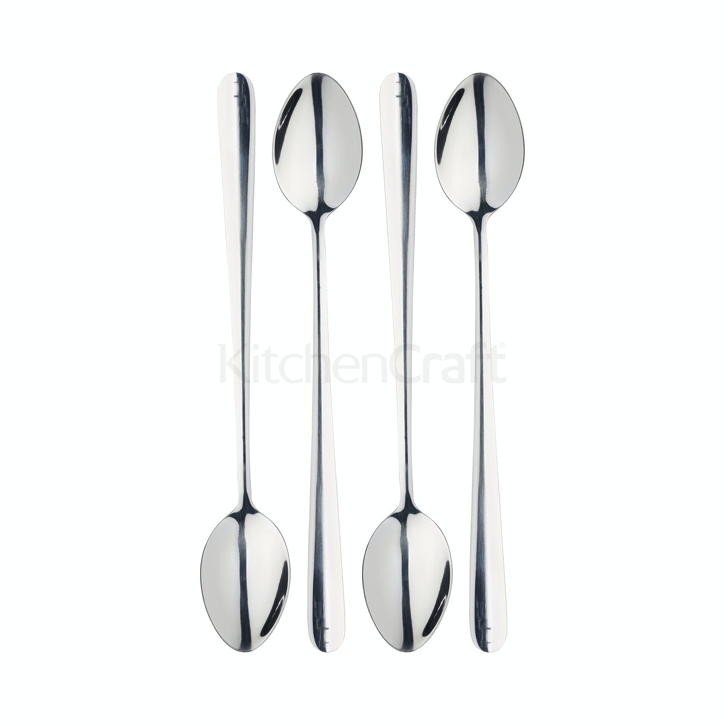 MasterClass Stainless Steel Latte Spoons 4-Pack