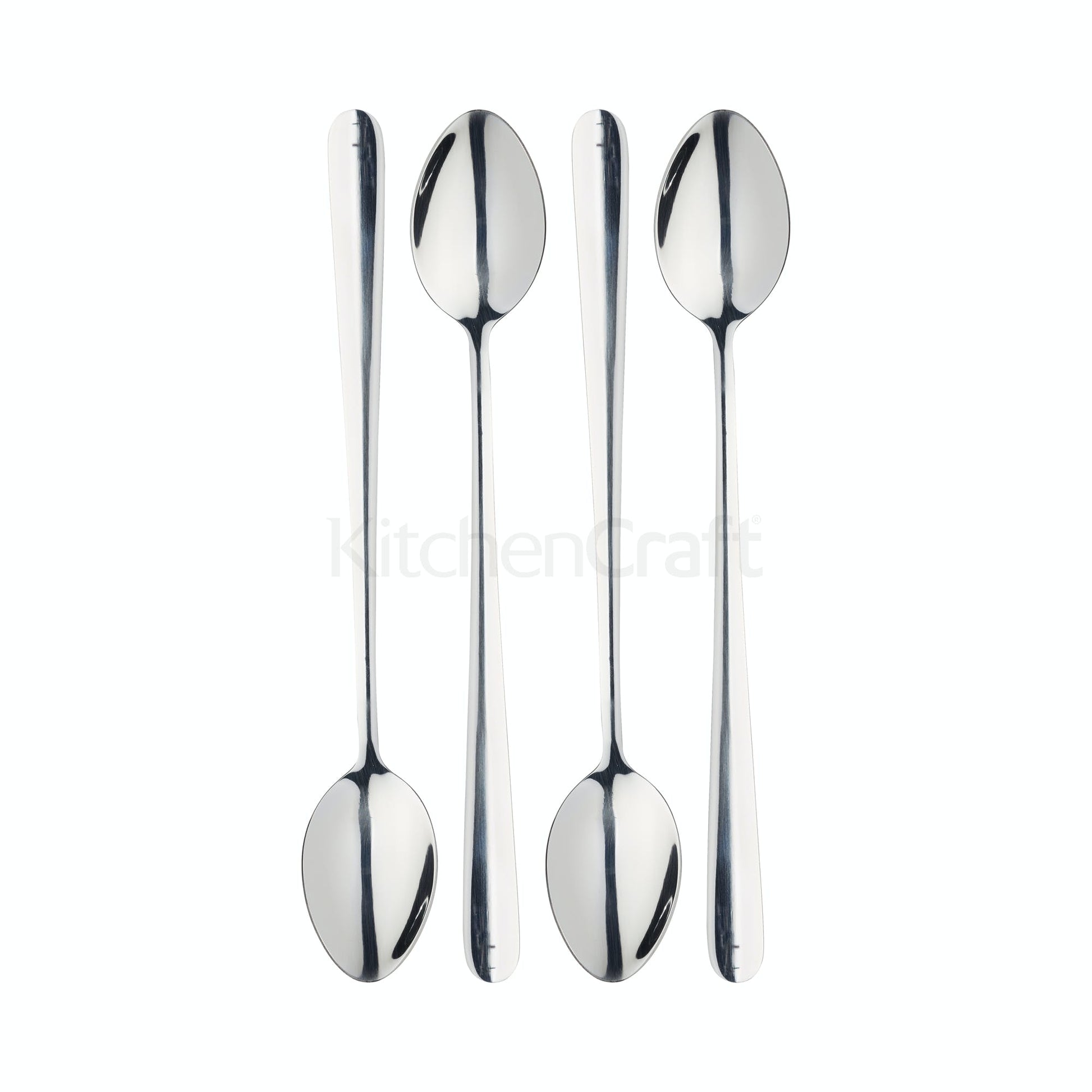 MasterClass Stainless Steel Latte Spoons 4-Pack