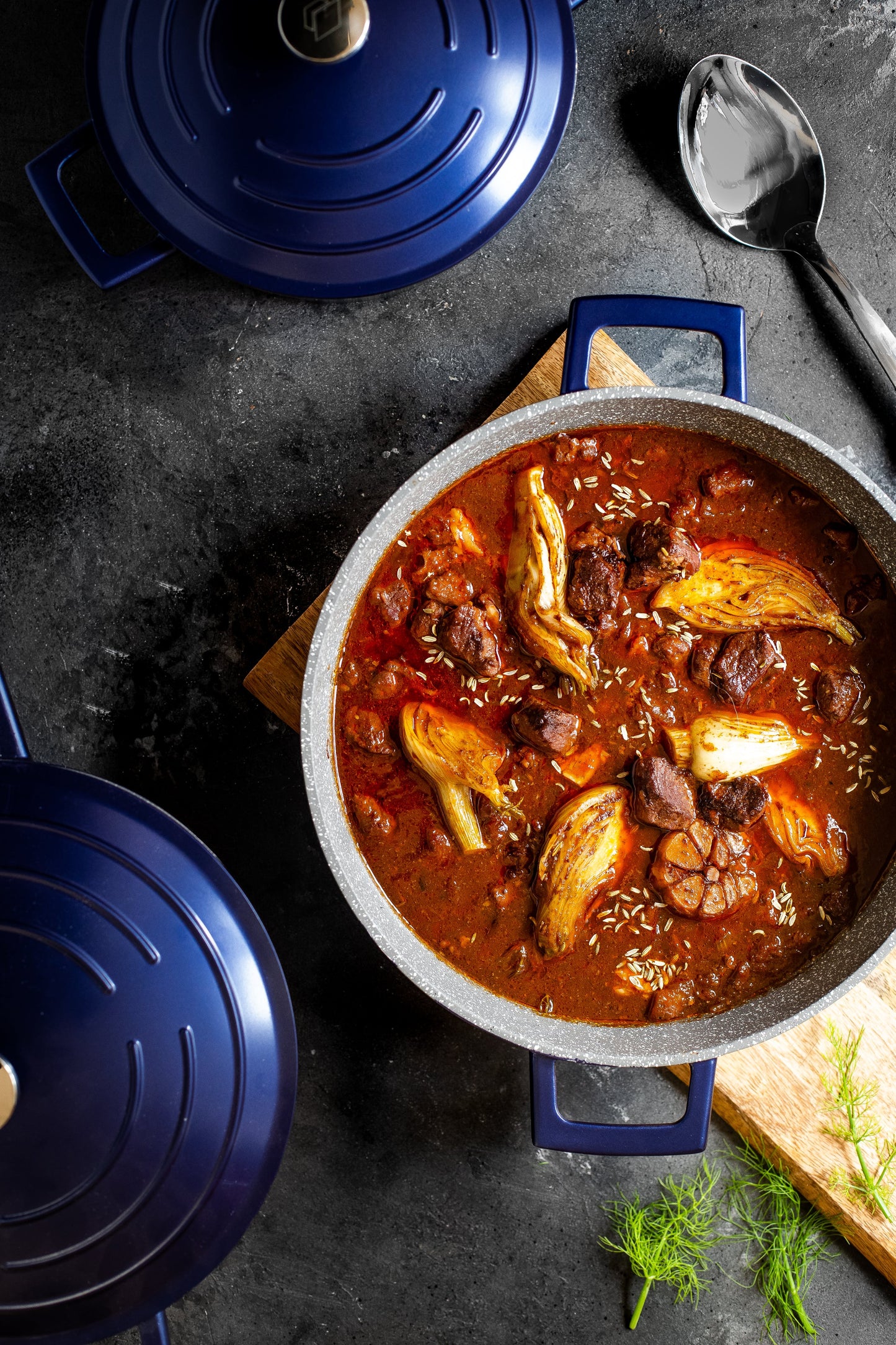 MasterClass Large Casserole Dish with Lid 5L