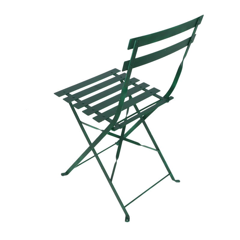 Fallen Fruits French Bistro Metal Chair Green