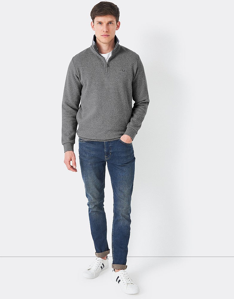 Crew Clothing Classic Half Zip Sweatshirt