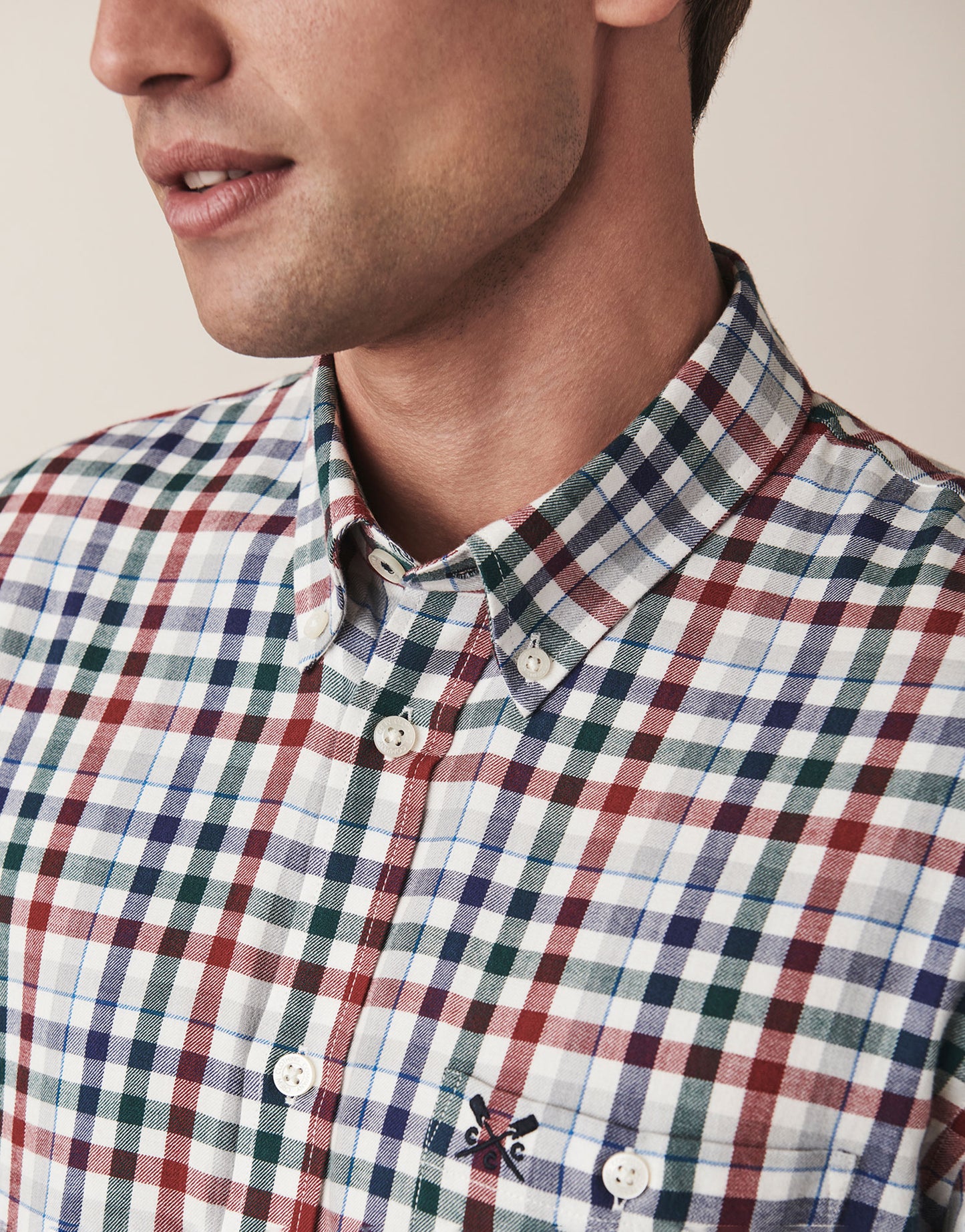 Crew Clothing Classic Check Flannel Shirt