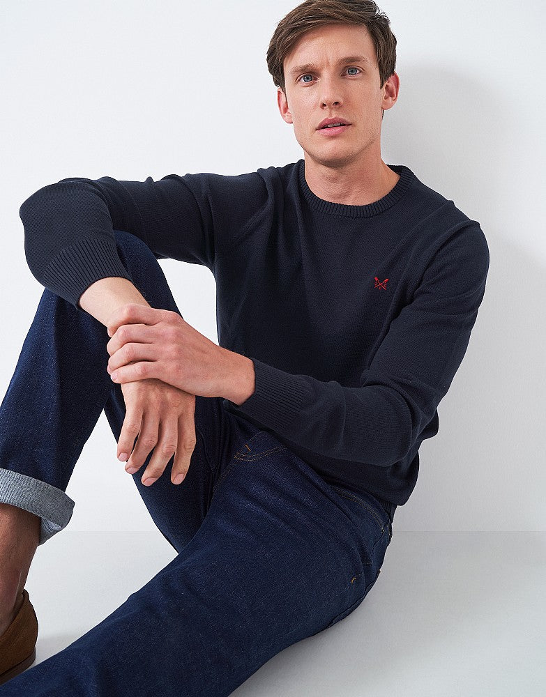 Crew Clothing Organic Cotton Crew Neck Jumper