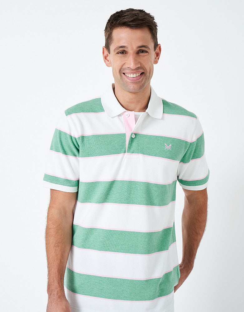 Crew Clothing Stripe Polo Shirt