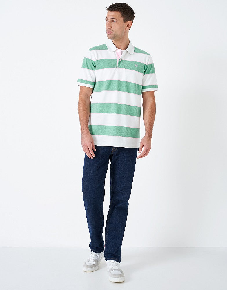 Crew Clothing Stripe Polo Shirt