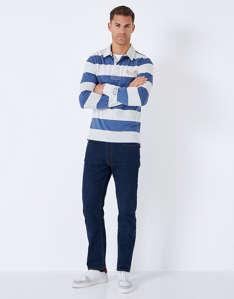 Crew Clothing Vintage Stripe Rugby Shirt