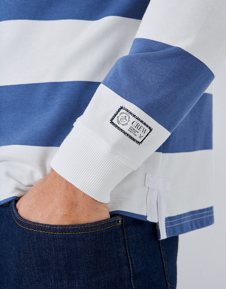 Crew Clothing Vintage Stripe Rugby Shirt