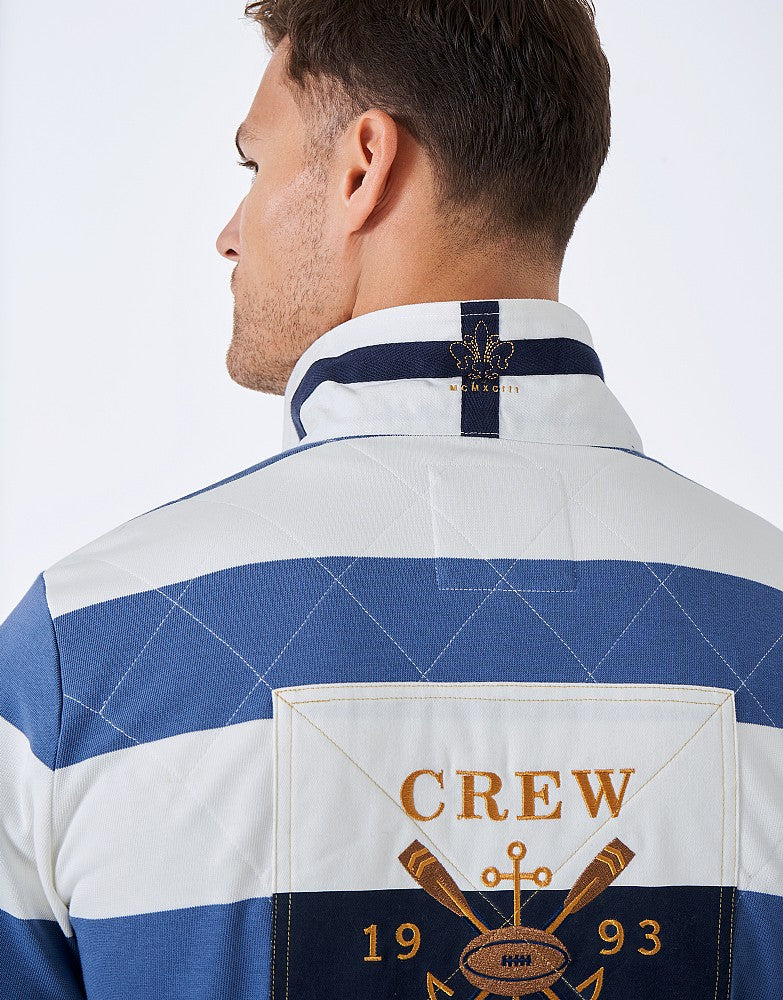 Crew Clothing Vintage Stripe Rugby Shirt