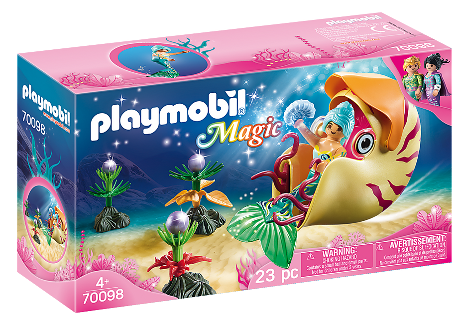 Playmobil Magic Mermaid Sea Snail Gondola