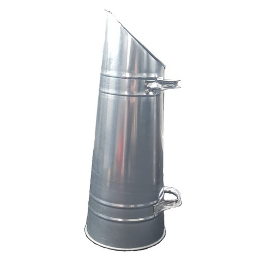 Midland Holloware Anthracite Coal Hod Galvanised 22"