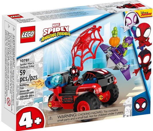 LEGO Marvel Spiderman Miles Morales: Spider-Man’s Techno Trike 10781