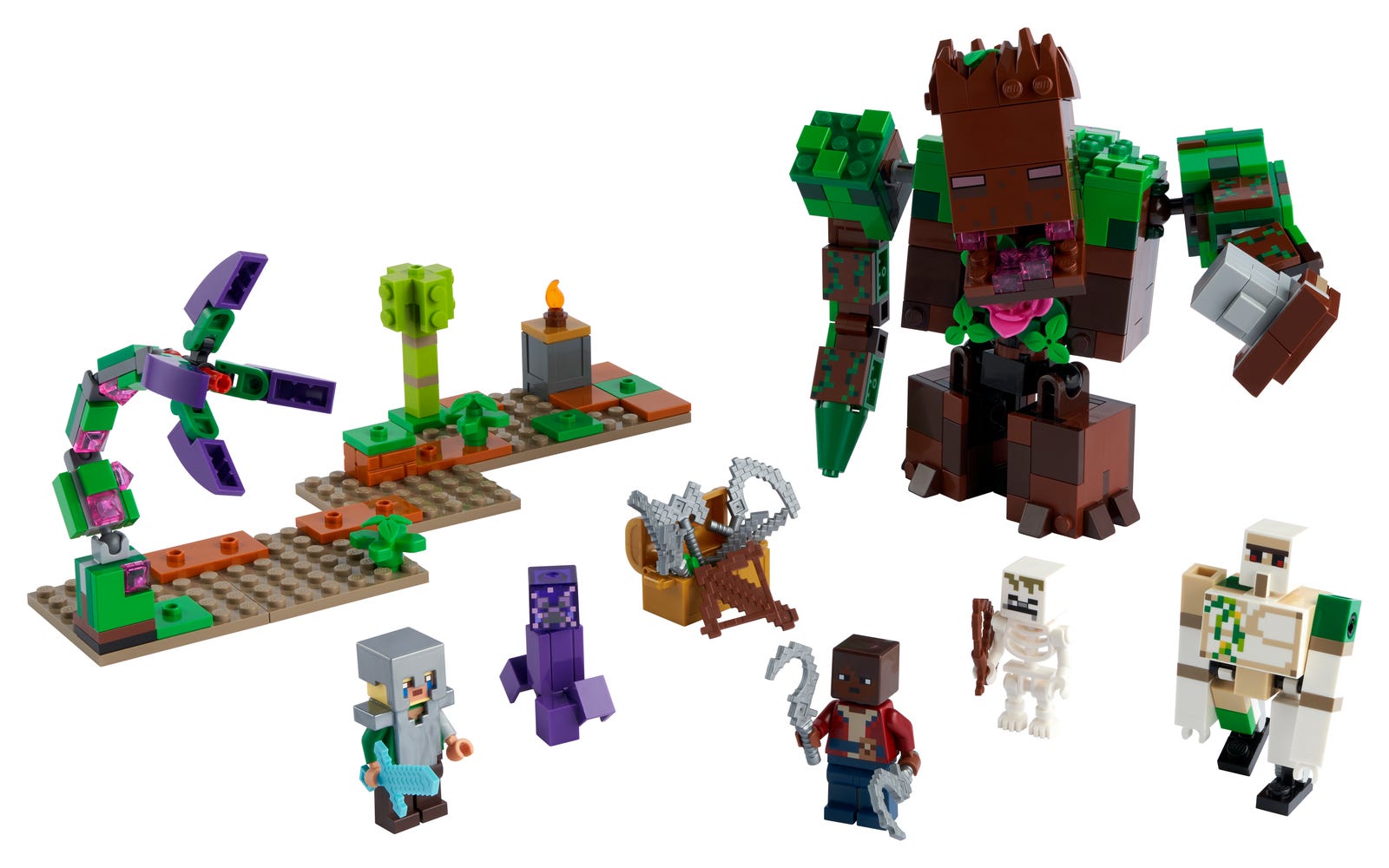 Lego Minecraft The Jungle Abomination 21176