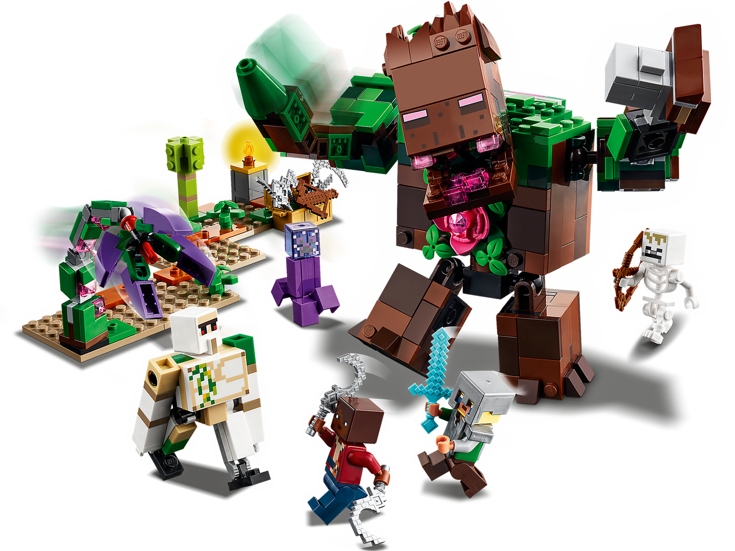 Lego Minecraft The Jungle Abomination 21176