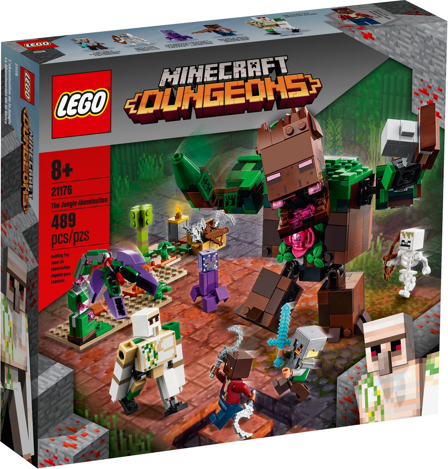 Lego Minecraft The Jungle Abomination 21176