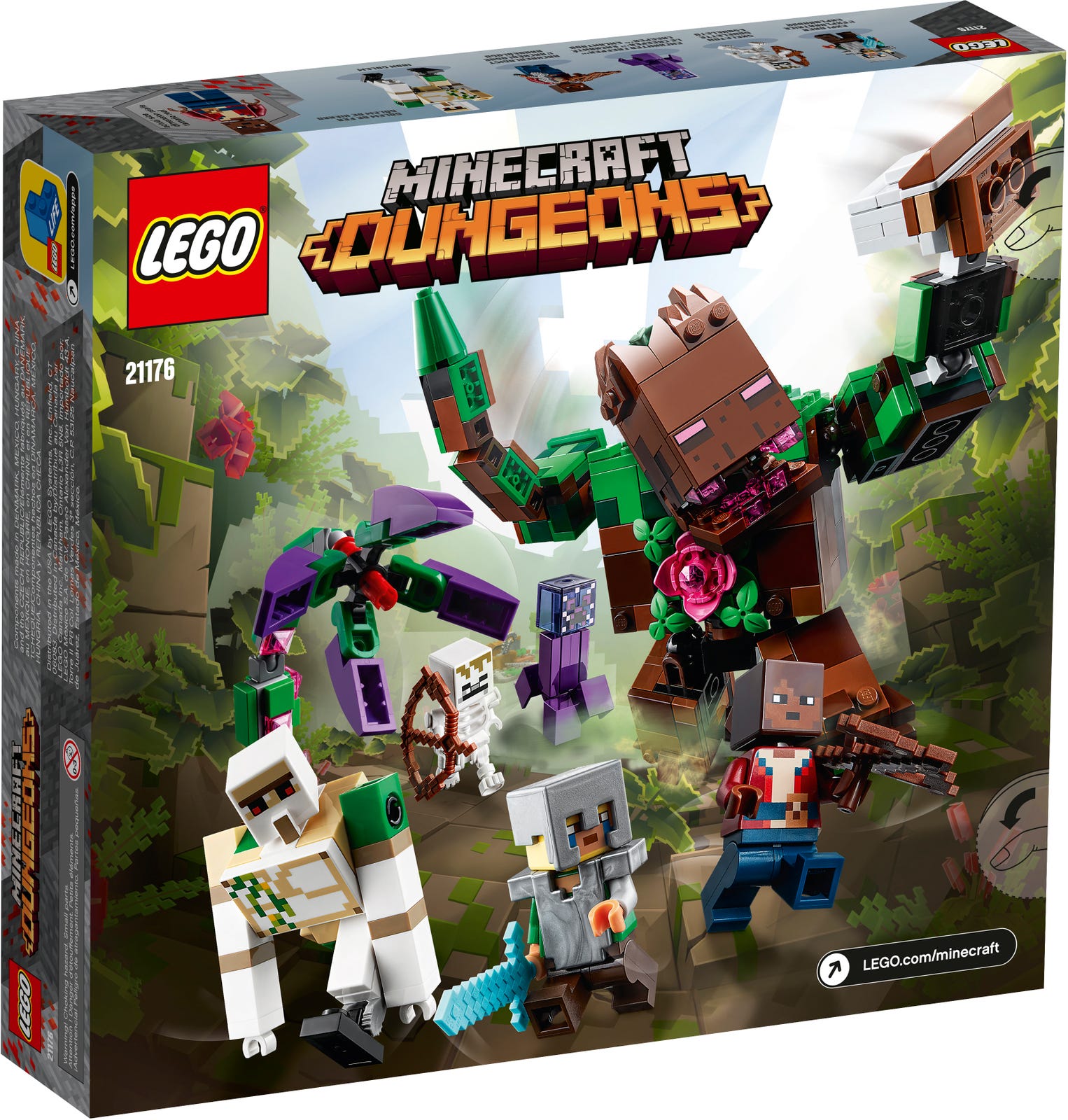 Lego Minecraft The Jungle Abomination 21176