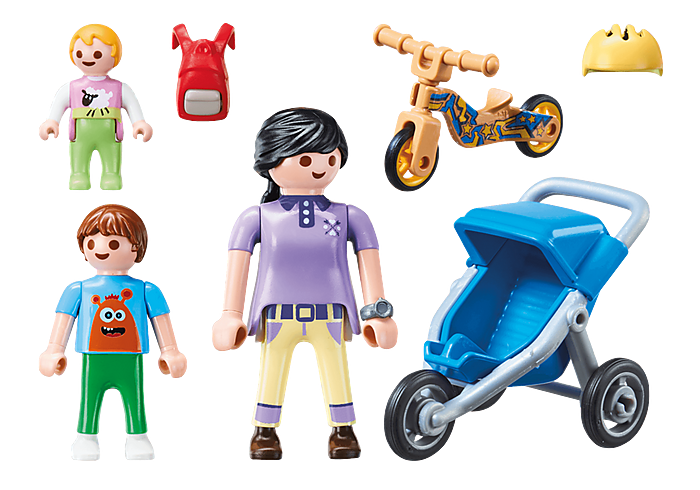 Playmobil Pre-School Mother with Children