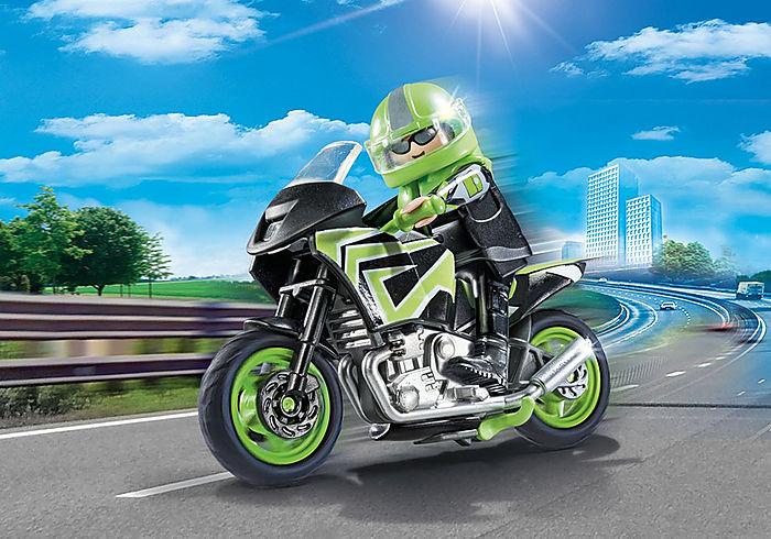 Playmobil City Life Motorcycle with Rider