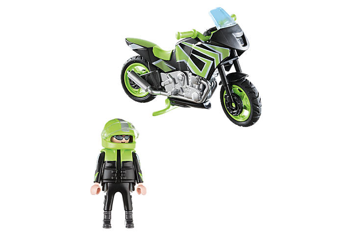 Playmobil City Life Motorcycle with Rider