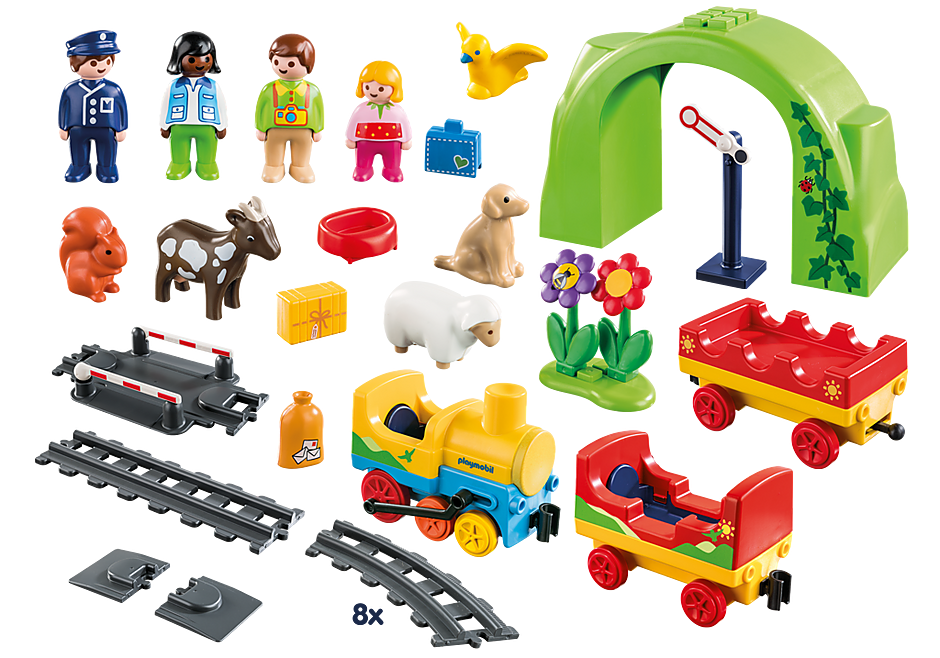 Playmobil 1.2.3 My First Train Set