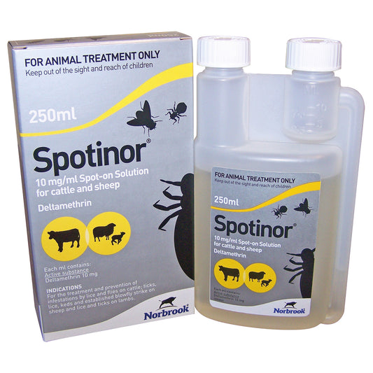 Spotinor 10 mg/ml Spot-on Solution for Cattle & Sheep