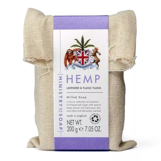 Ministry of Soap Hemp Essential Oil with Lavender & Ylang Ylang Soap