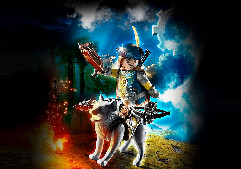 Playmobil Novelmore Crossbowman with Wolf