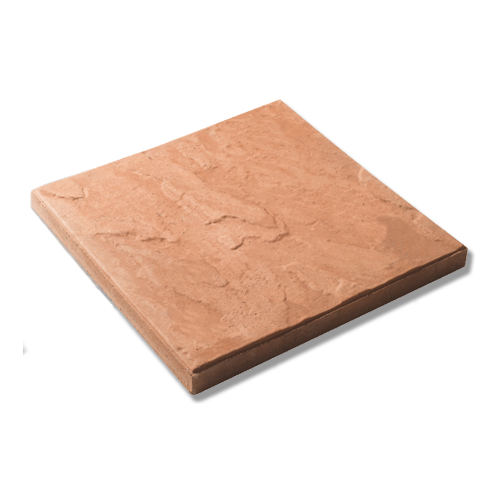 Oakdale Bedale Riven Paving Stone Red 450mm