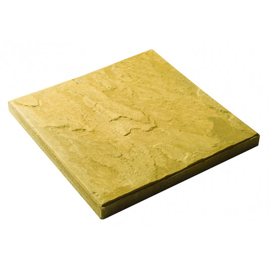 Oakdale Bedale Riven Paving Stone Buff 450mm