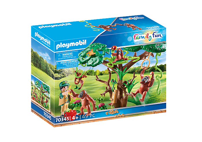 Playmobil Family Fun Orangutans with Tree