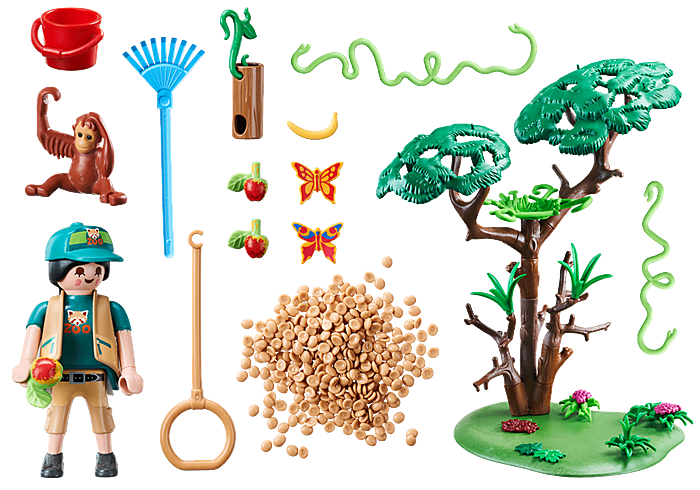Playmobil Family Fun Orangutans with Tree